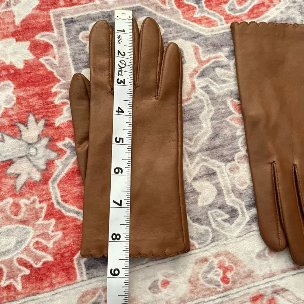 Novakid by Aris Brown Leather Driving Gloves
